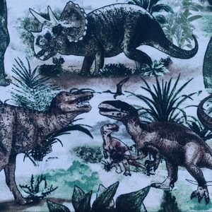 Handmade facemask (dinosaurs)